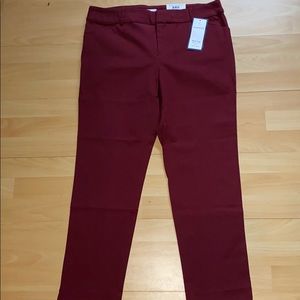 Charter Club Woman’s Maroon/Burgundy Pants